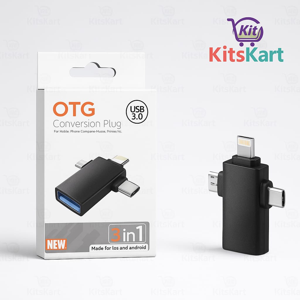 OTG Conversion Plus 3 in 1 - USB 3.0 for iOS & Android