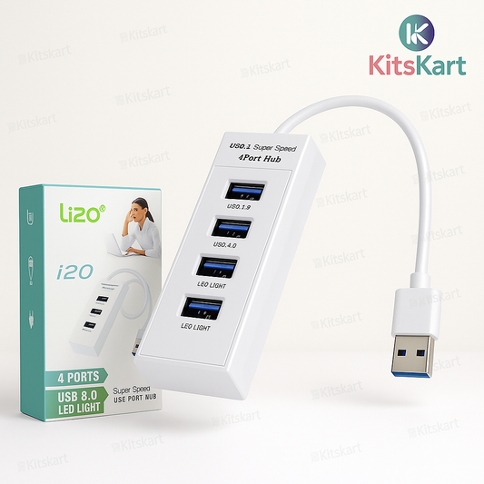 Super Speed USB Port Hub, 4 Ports USB 3.0, Model I20